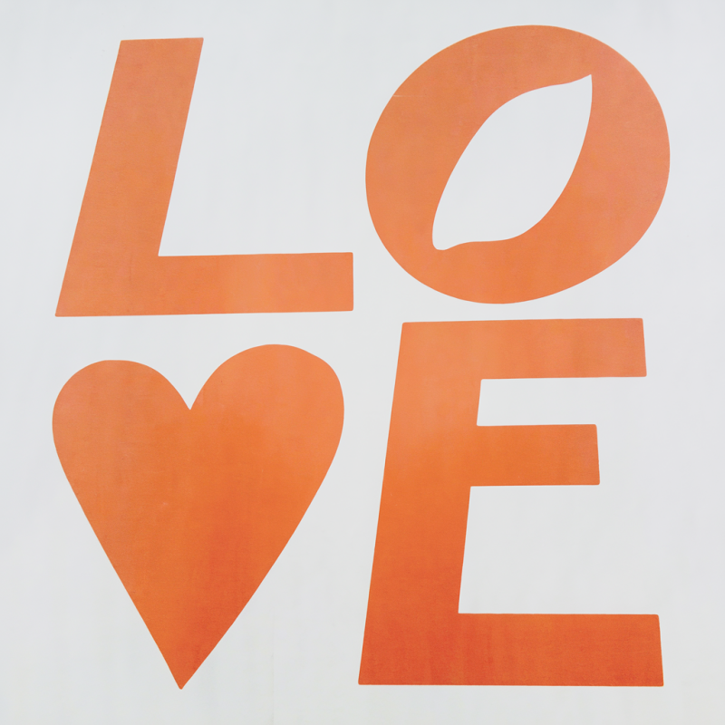 Love Graphic T-Shirt with Heart Design