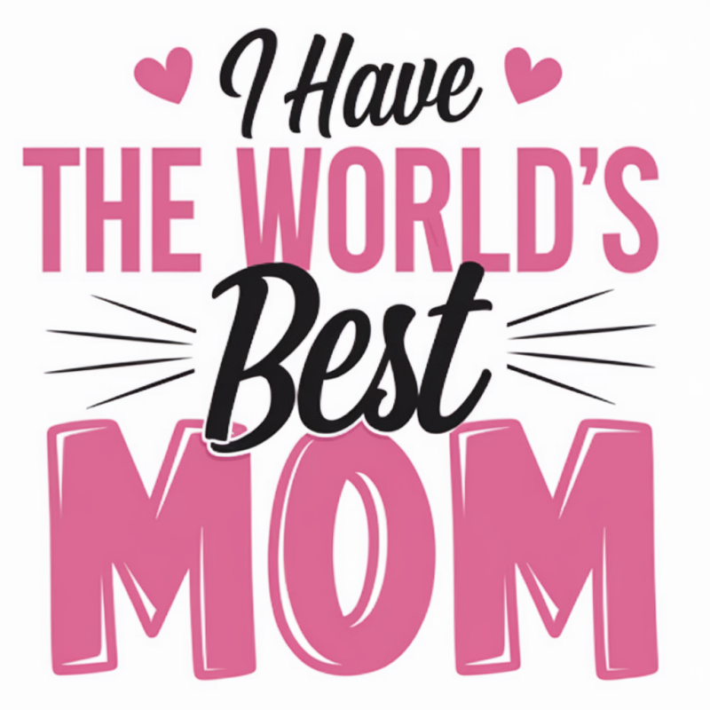 Cotton Printed Best Mom T-Shirt Casual Wear