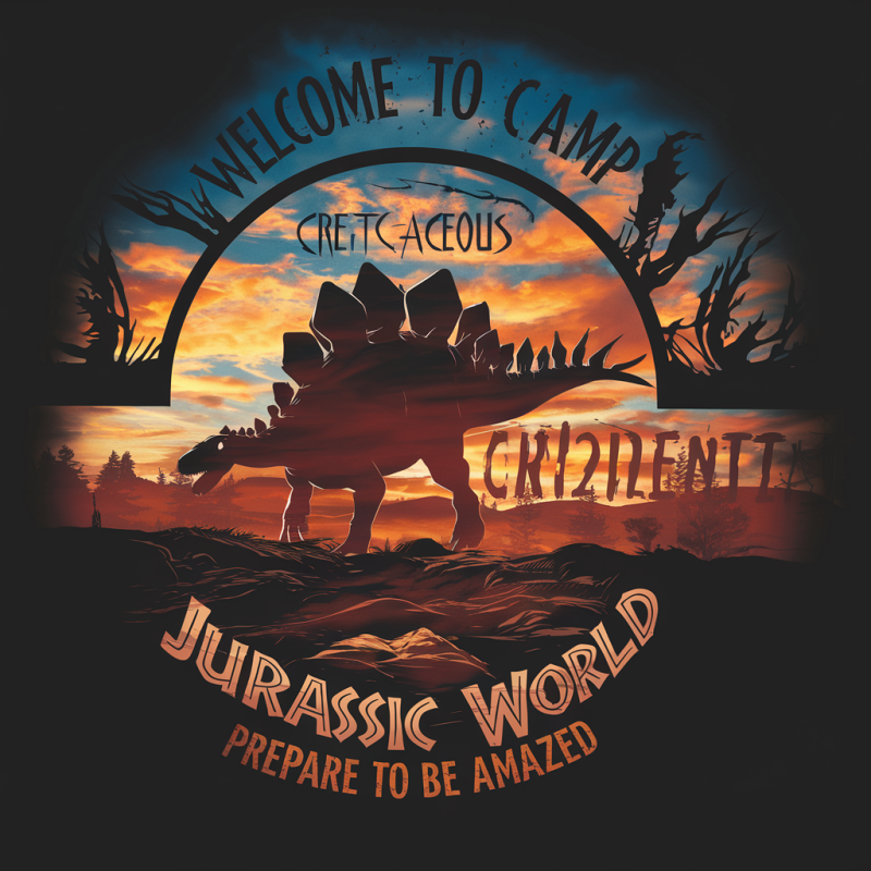 Jurassic World Stegosaurus Graphic T-Shirt