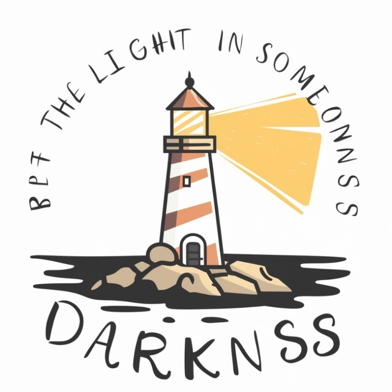 Lighthouse Inspiration Graphic T-Shirt