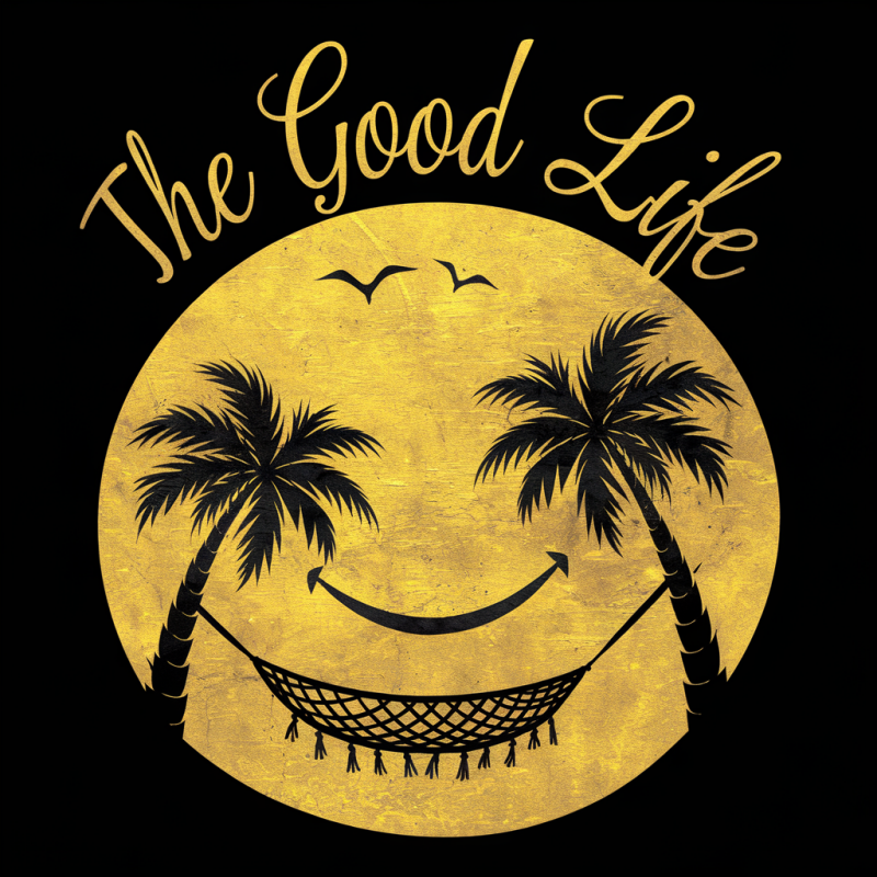 The Good Life Graphic Tee - Relaxed Summer Shirt