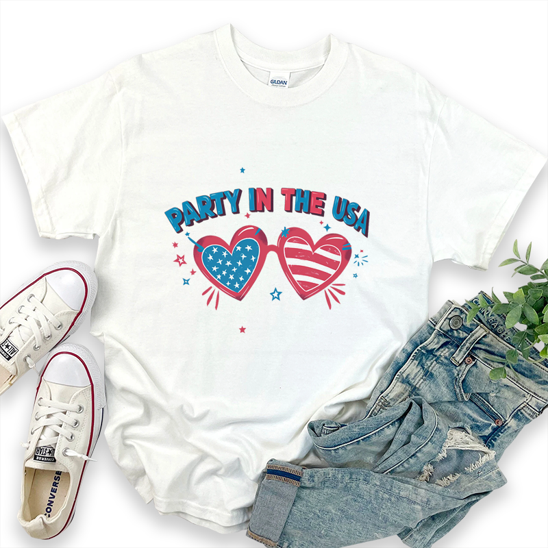 Independence Day Graphic Print T-shirt