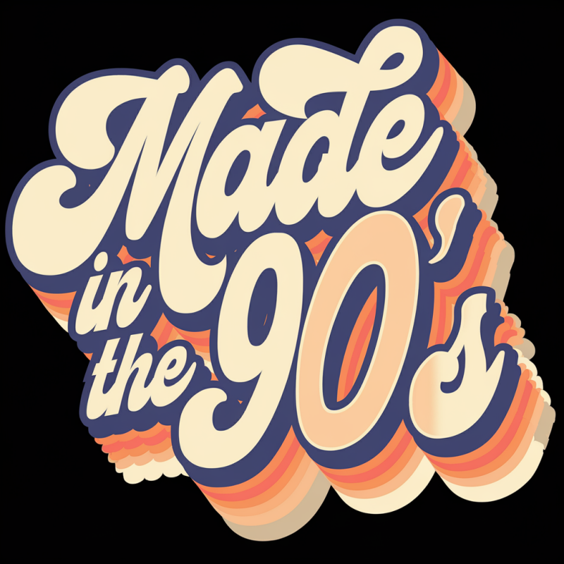 Retro Made in the 90's Graphic T-Shirt