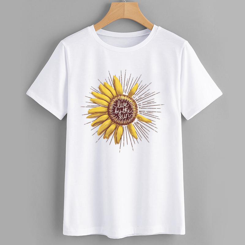 Sunflower Graphic T-Shirt - Live by the Sun