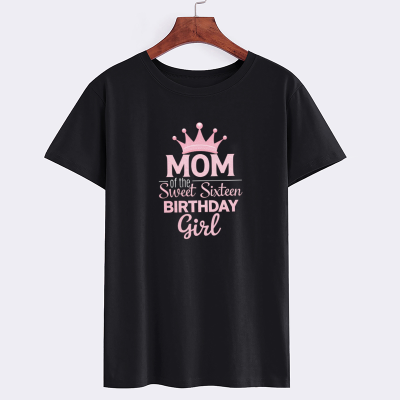 Mom of the Sweet Sixteen Birthday Girl T-Shirt