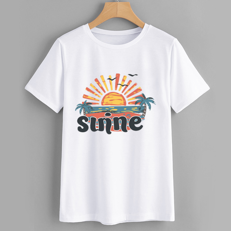 Sunset Graphic T-Shirt for Summer Vibes