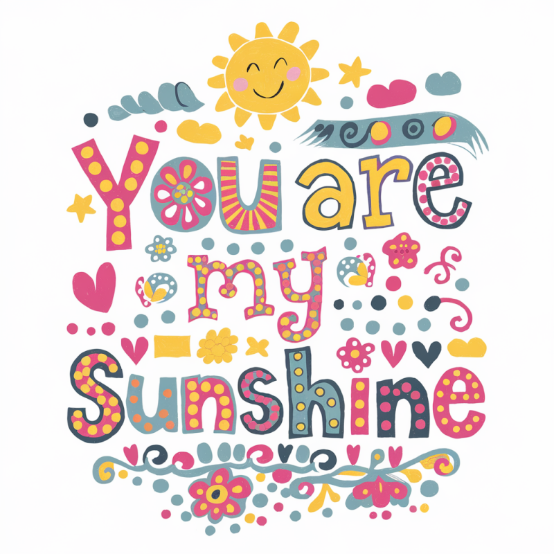 Sunshine Cotton T-Shirt Colorful Graphic Tee