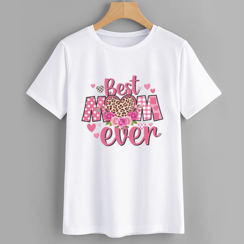 Cute Best Mom Ever Cotton T-Shirt