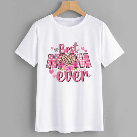 Cute Best Mom Ever Cotton T-Shirt
