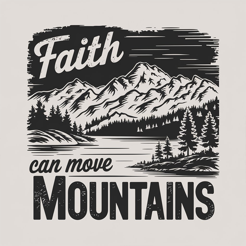 Faith Can Move Mountains T-Shirt