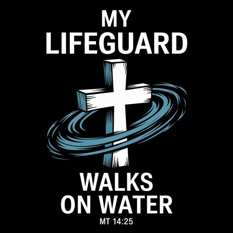 Casual Patterned Top 'JESUS is my Valentine'