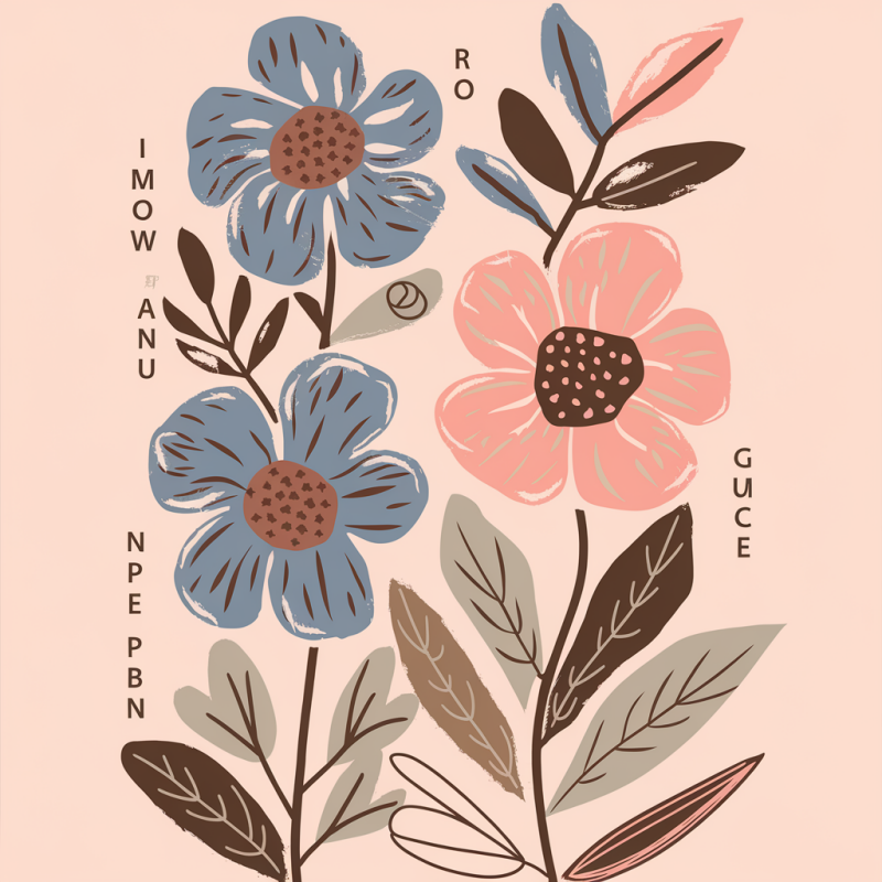 Floral Print White Cotton T-Shirt with Colorful Design