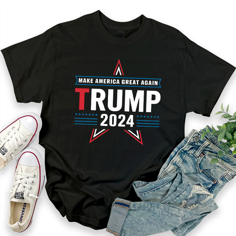 Trump 'Political Hot Spot' T-Shirt with Five-Pointed Star