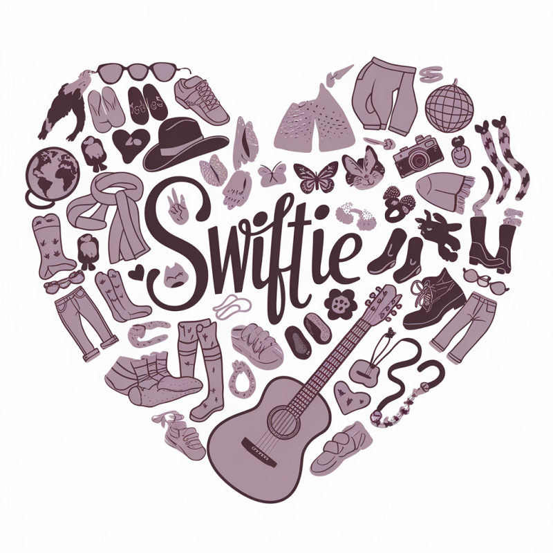 Swiftie Heart Graphic Cotton T-Shirt