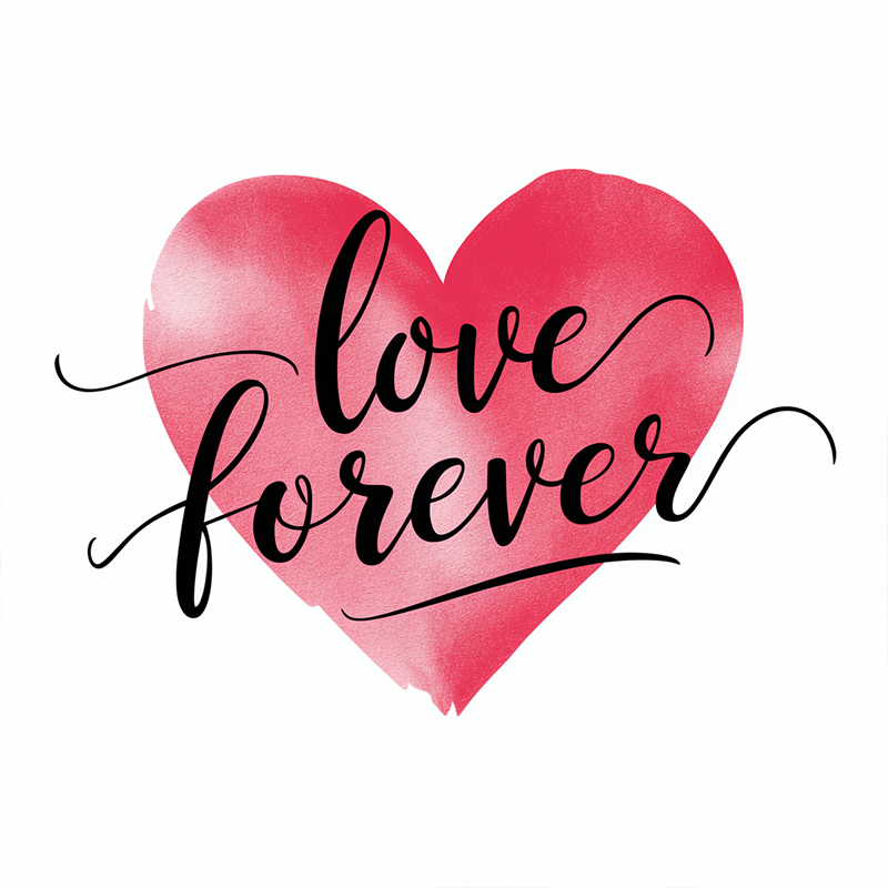 Love Forever Valentine's Day T-shirt
