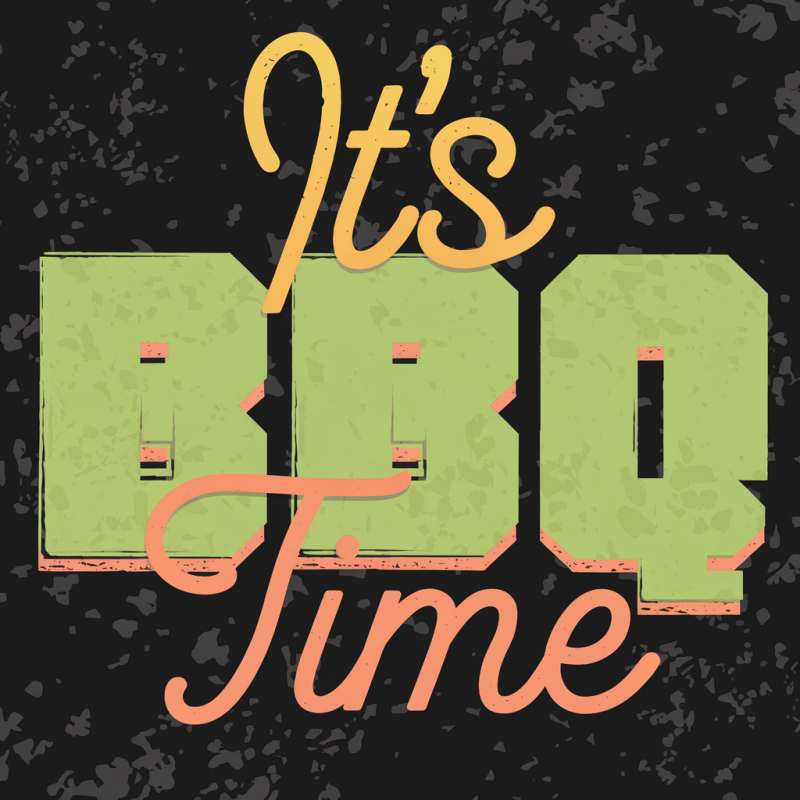 It's BBQ Time Graphic T-Shirt
