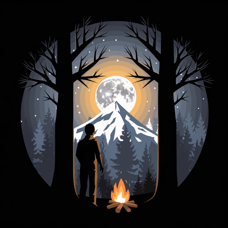 Men's Mountain Adventure Graphic T-Shirt