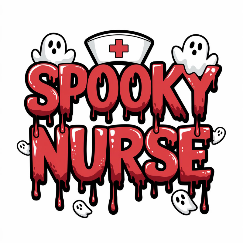 SPOOKY NURSE Halloween T-Shirt for Women