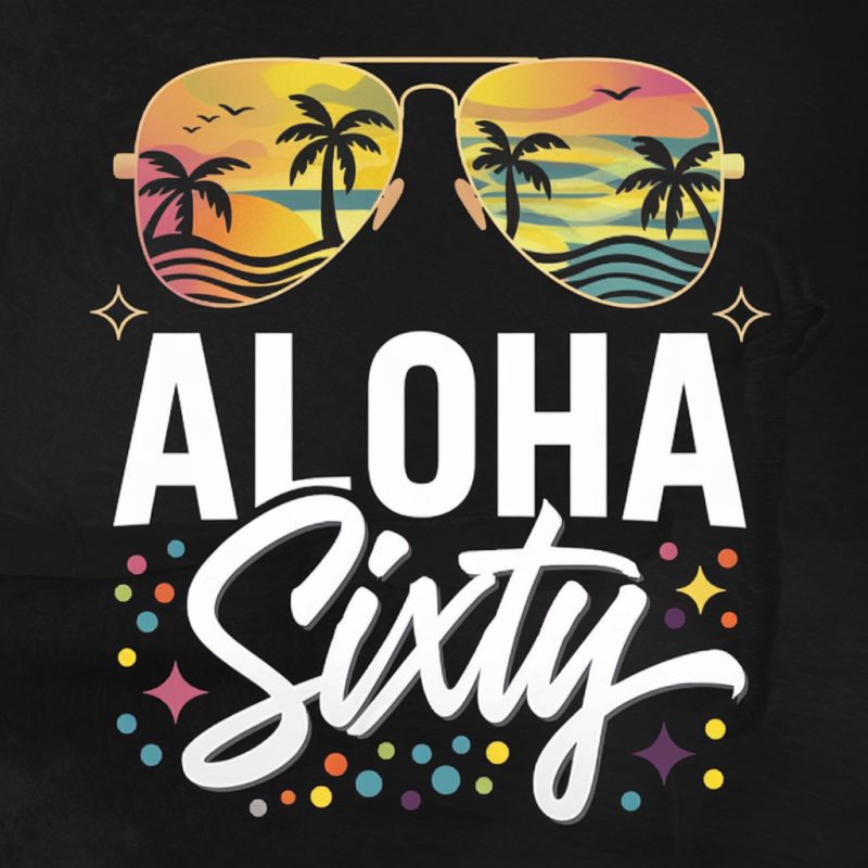 Aloha Sixty Retro Sunglasses Graphic T-Shirt