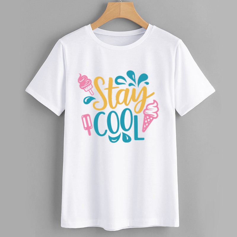 Stay Cool Ice Cream Graphic T-Shirt