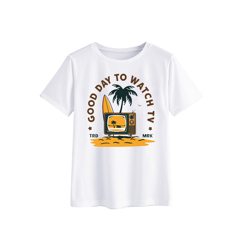 Good Day to Watch TV Graphic T-Shirt