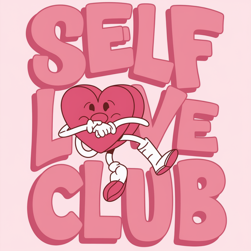 Self Love Club Graphic Cotton T-Shirt