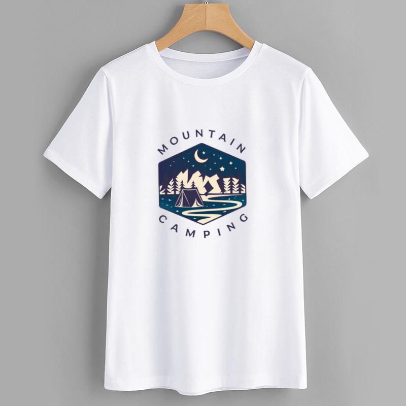 NatureCamp Cotton Mountain Camping T-Shirt