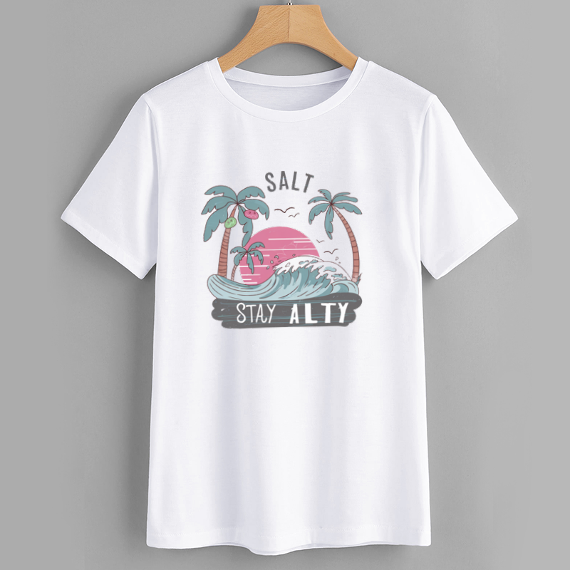 Coastal Vibes Cotton T-Shirt
