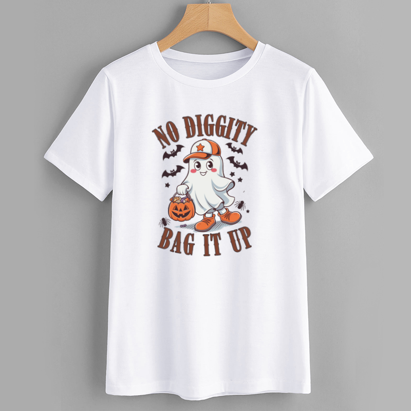 Cute Ghost Halloween Graphic Tee