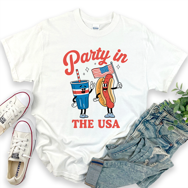 Independence Day Graphic Print T-shirt