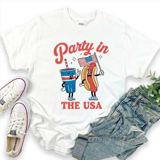 Independence Day Graphic Print T-shirt