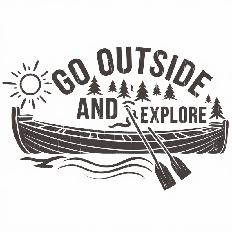 Cotton Outdoor Graphic T-Shirt