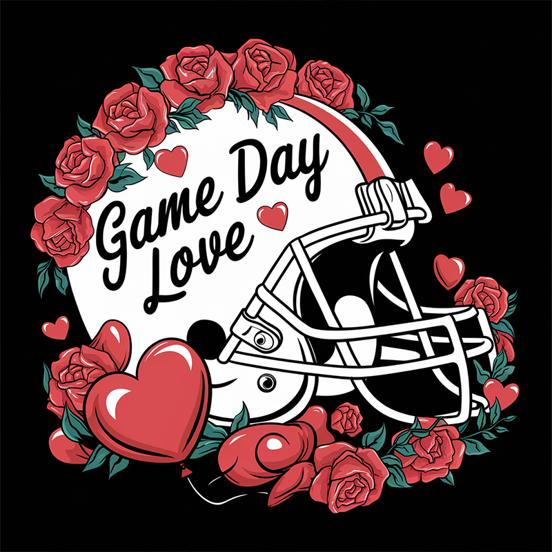 Game Day Love Super Bowl T-Shirt