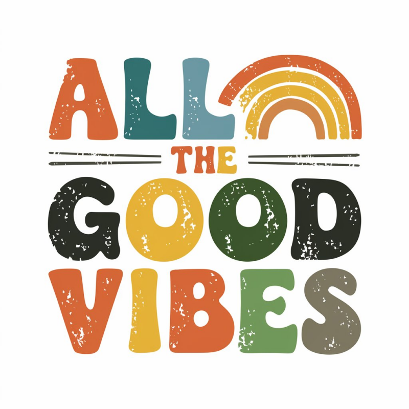 All the Good Vibes Graphic T-Shirt