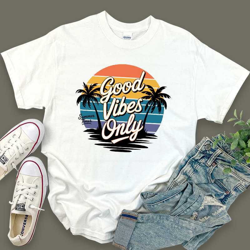 Good Vibes Only Graphic T-Shirt