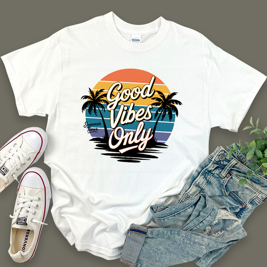 Good Vibes Only Graphic T-Shirt