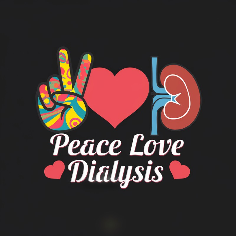 Peace Love Dialysis T-Shirt