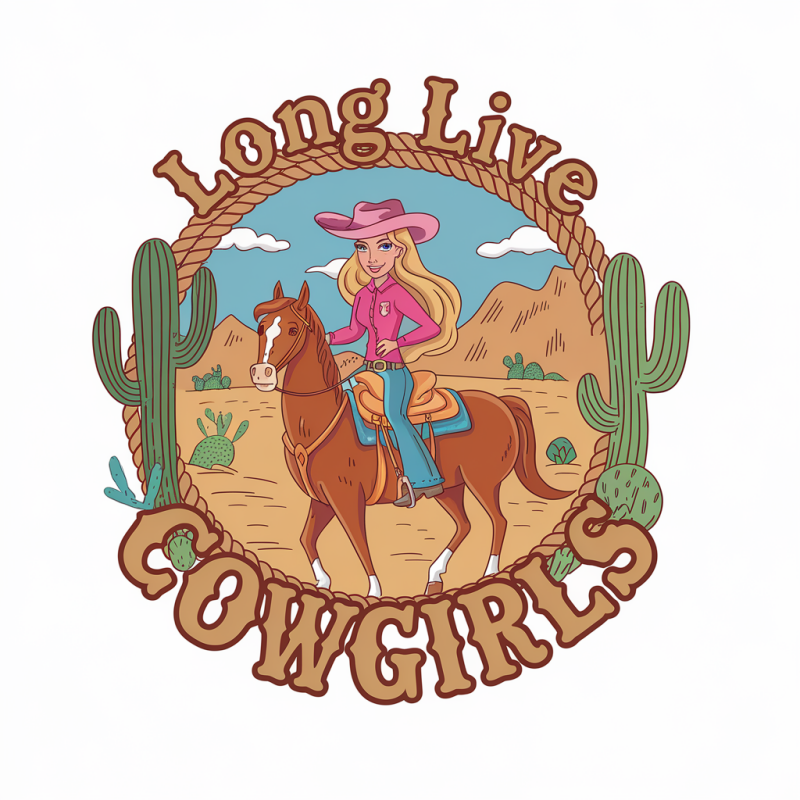 Long Live Cowgirls Graphic T-Shirt