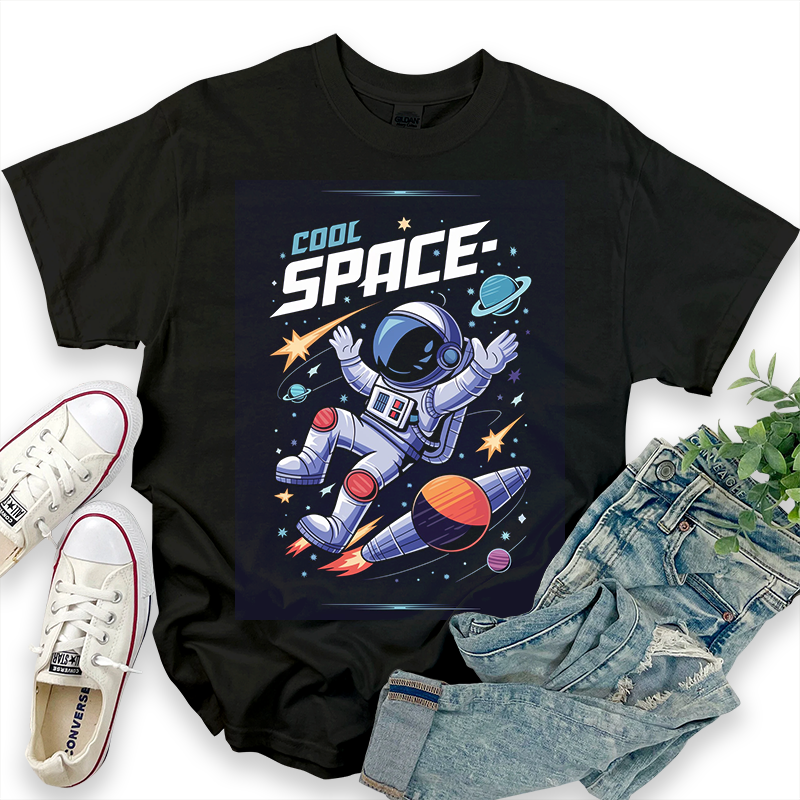 Space Astronaut Letter T-shirt