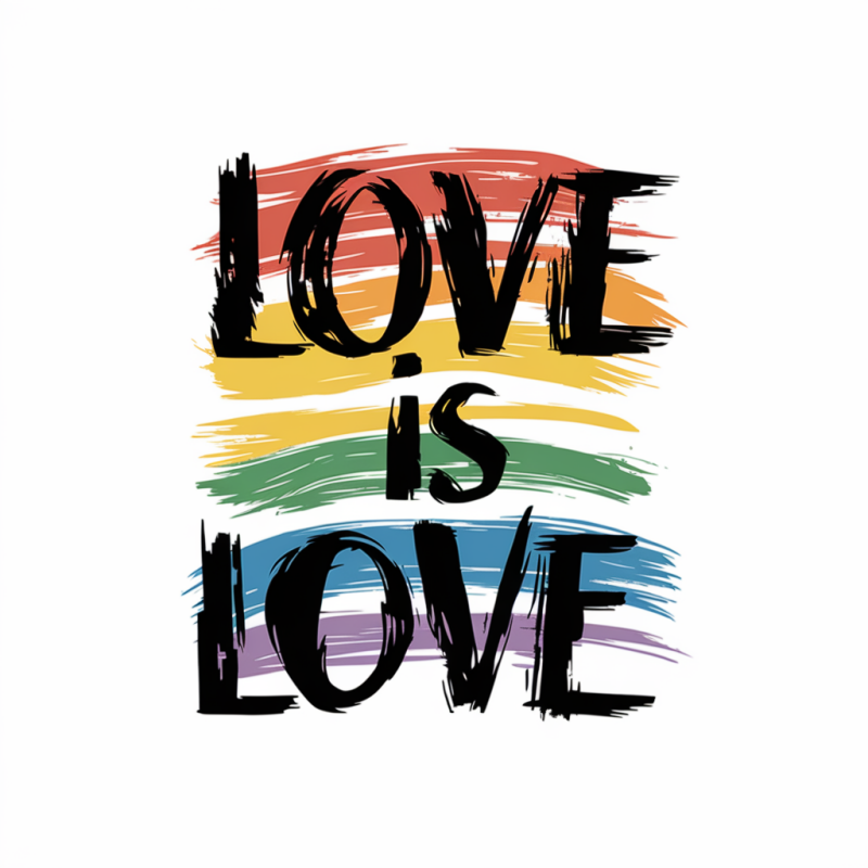 Love is Love Graphic Tee - Unisex Pride T-Shirt
