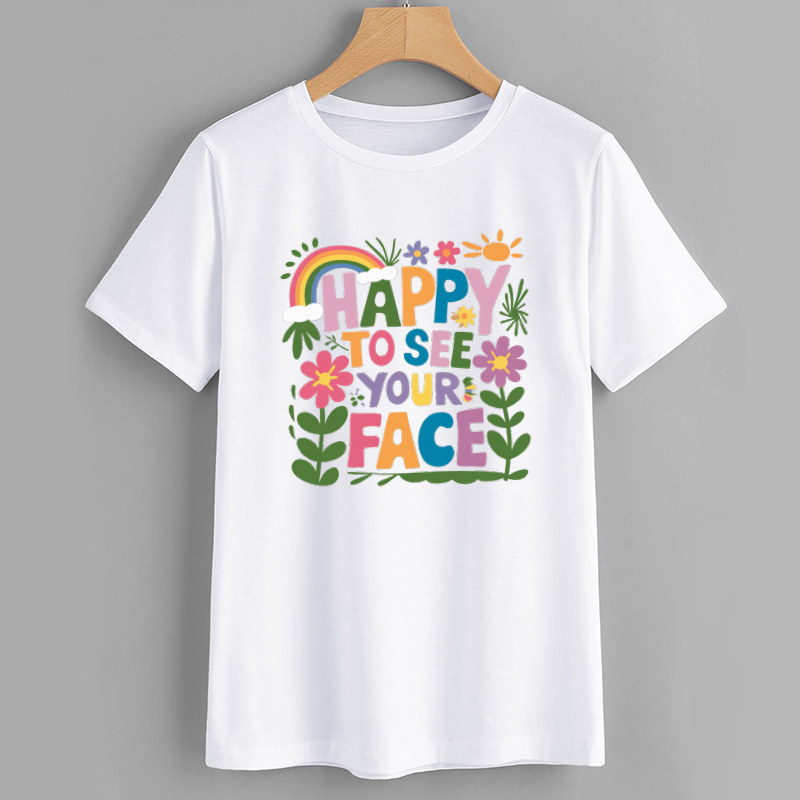 Happy To See Your Face Graphic T-Shirt