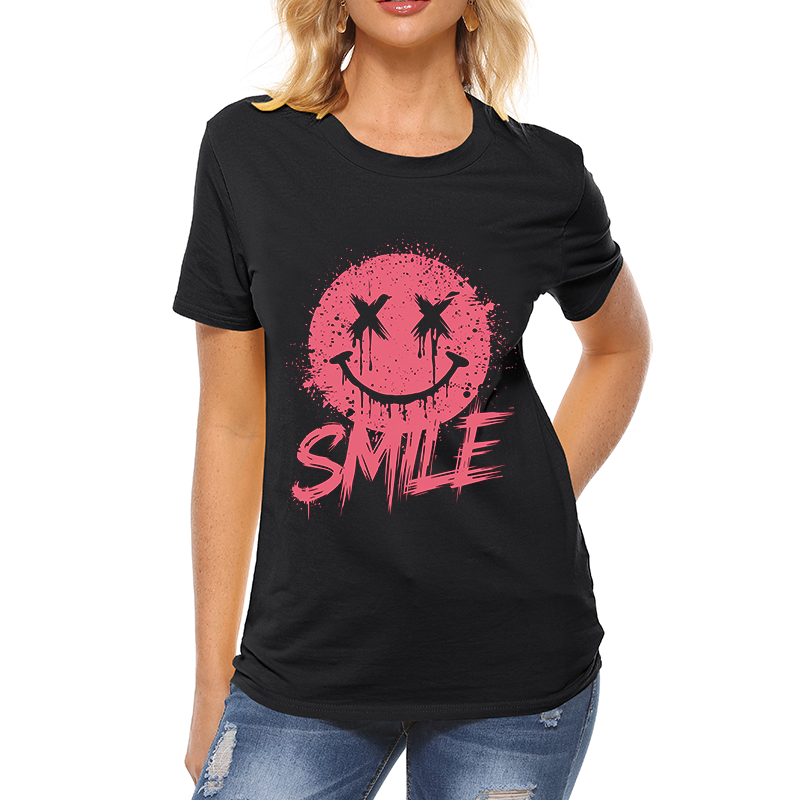 Smiley Face Pattern Top
