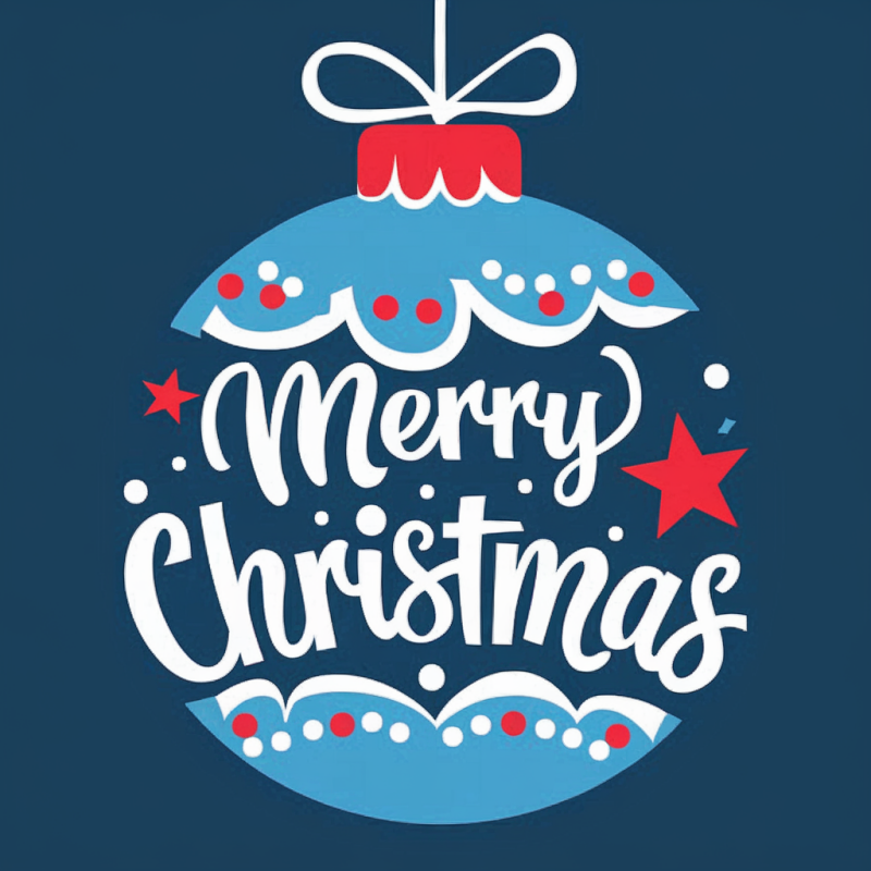 Merry Christmas Graphic Tee - Festive Holiday Shirt