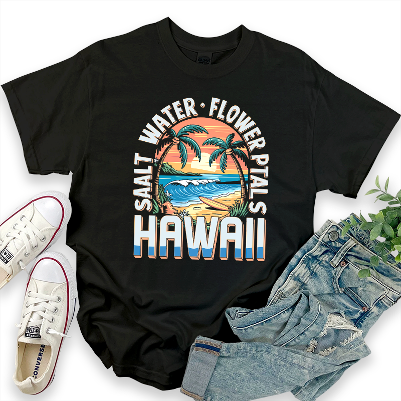 Casual 'Hawaii' Graphic T-Shirt