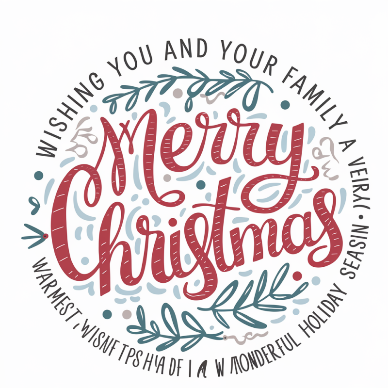 Merry Christmas Graphic Tee for Holiday Cheer