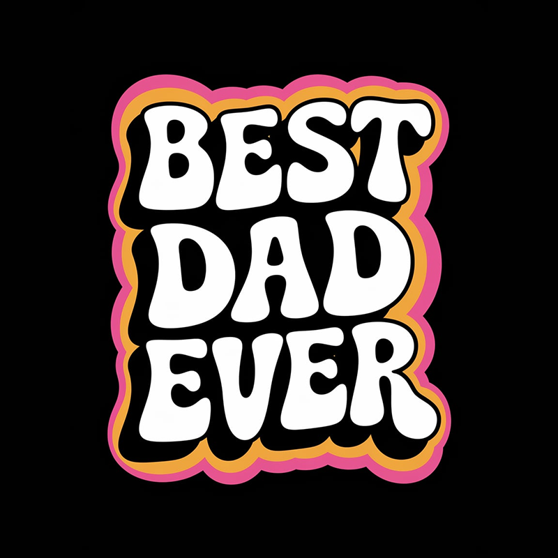 Best Dad Ever Graphic T-Shirt for Men