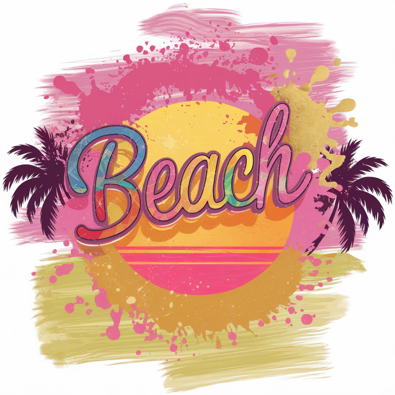 Summer Beach Graphic Tee