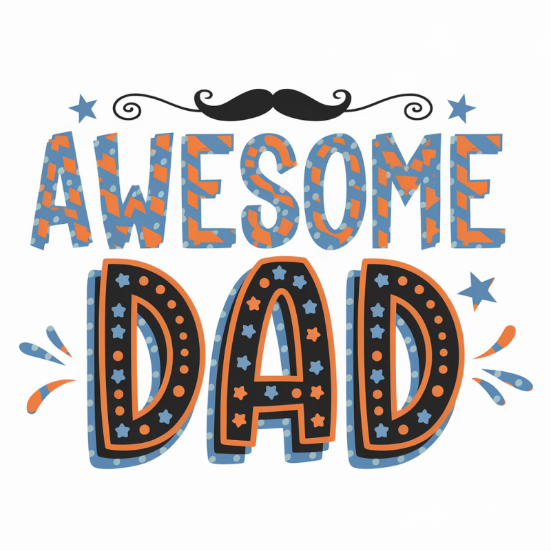 Awesome Dad Graphic T-Shirt - Perfect Gift for Fathers