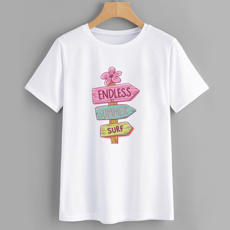 Endless Summer Surf Cotton Graphic T-Shirt