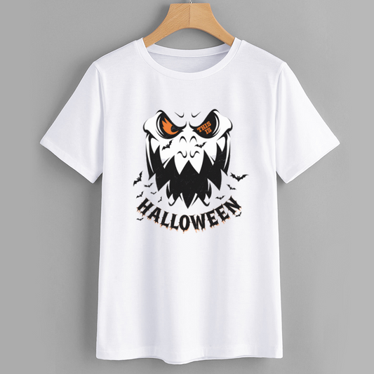 Spooky Halloween Cotton T-shirt